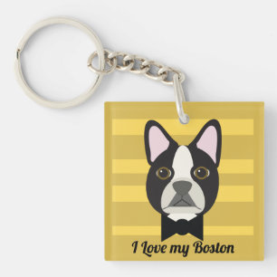 Porte-clés Terrier de Boston