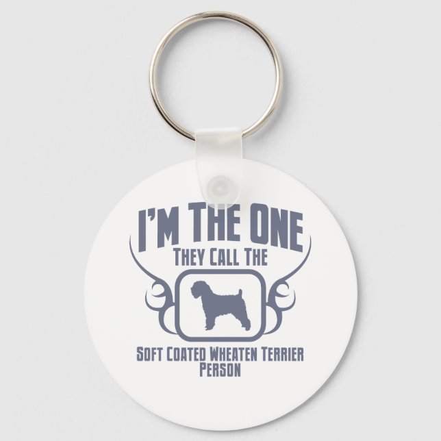 Porte-clés Terrier roux (Recto)