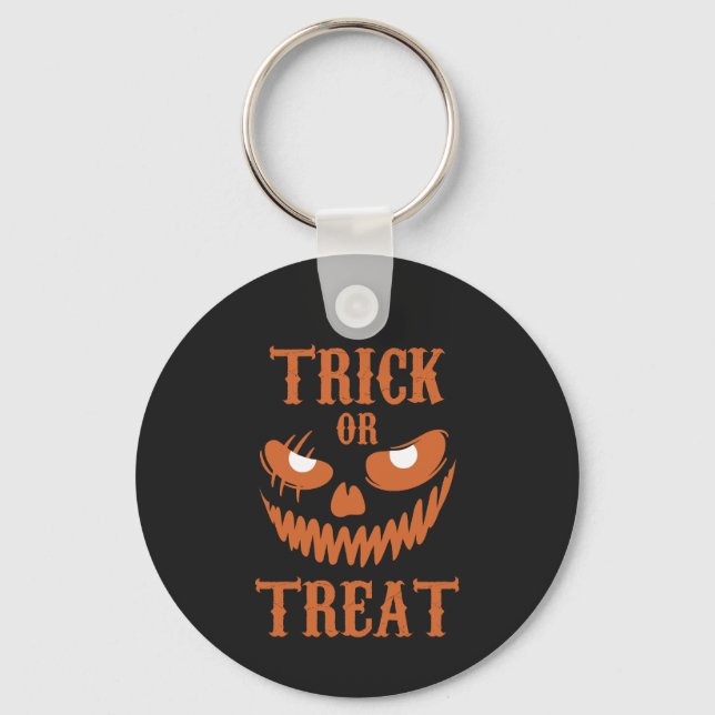 Porte-clés Terrifiant Halloween Face Trick Treat Dark Éffraya (Recto)