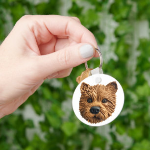 Porte-clés Tervueren Australien Chien Inspiré 3D
