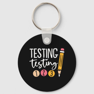 Porte-clés Test 123 jour d'essai mignon 3