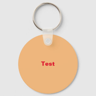 Porte-clés Test Red Orange