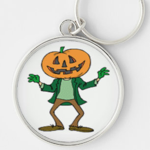PORTE-CLÉS TÊTE CITROUILLE HALLOWEEN