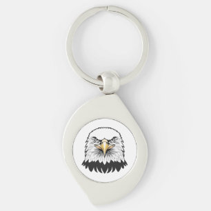 Porte-clés Tête d'aigle américain