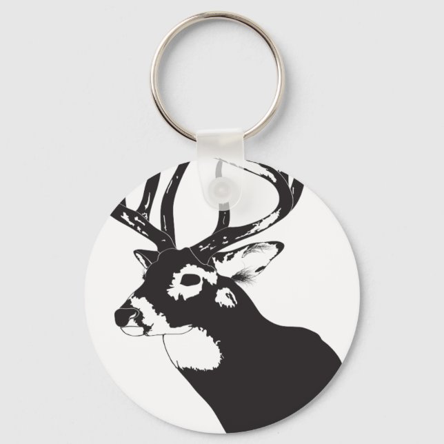 Porte-clés Tête de cerf (Recto)