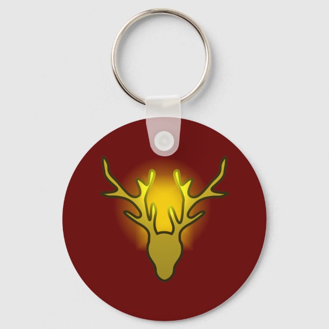 Porte-clés tête de cerf du jour head (Recto)