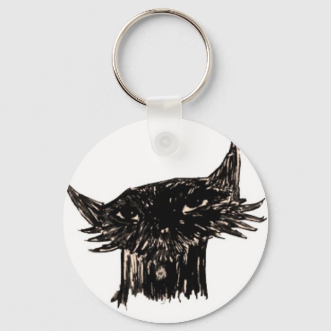 Porte-clés Tête de dessin de poisson Marley (Recto)