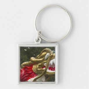 Porte-clés Tête de grenouille de dragon chinois, Stanley Par