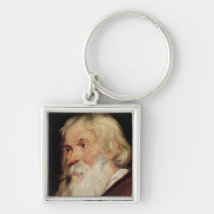 Porte-clés Tête d'un vieil homme