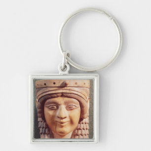 Porte-clés Tête d'une femme, appelée Madame du puits