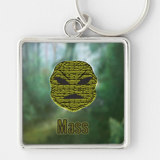 Porte-clés Têtes vaudou ~ Marais (Devant)