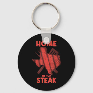 Porte-clés Texas - Accueil Du Steak Barbecue Grill Funn