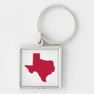 Porte-clés Texas en rouge