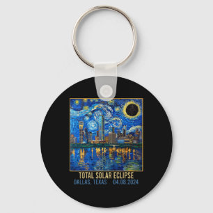 Porte-clés Texas Skyline Artistique Total Solaire Eclipse 202