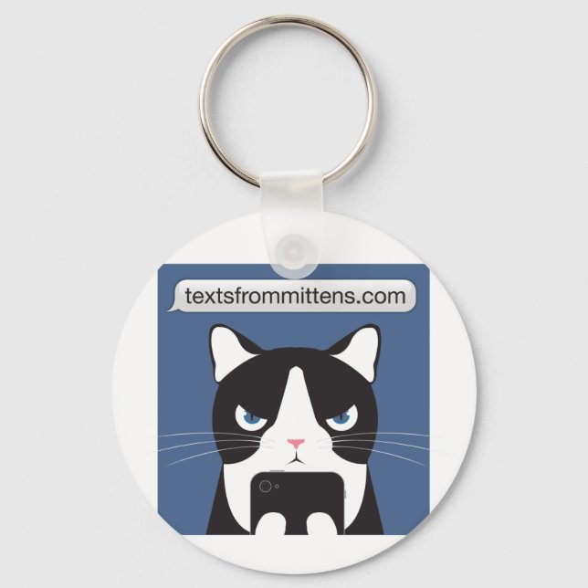 Porte-clés Textes de Mittens Basic Porte - clé (Recto)