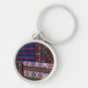 Porte-clés Textiles colorés du Bhoutan