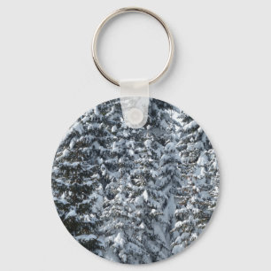 Porte-clés Texture de l'arbre à neige