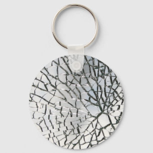 Porte-clés Texture de verre brisée