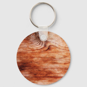 Porte-clés Texture du grain de bois