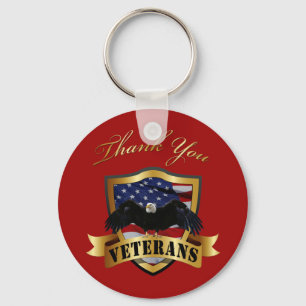 Porte-clés Thank You Veterans Keychain