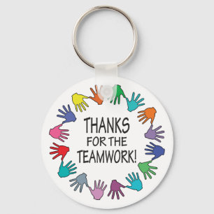 Porte-clés Thanks for the Teamwork appreciation