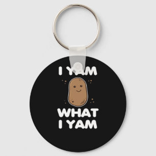 Porte-clés Thanksgiving I Yam What I Yam Funny Fall Classic