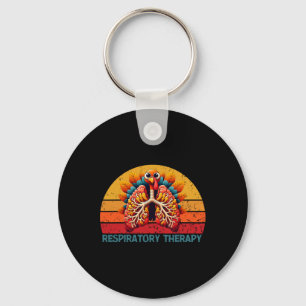 Porte-clés Thanksgiving Respiratory Therapy Vintage Automne A