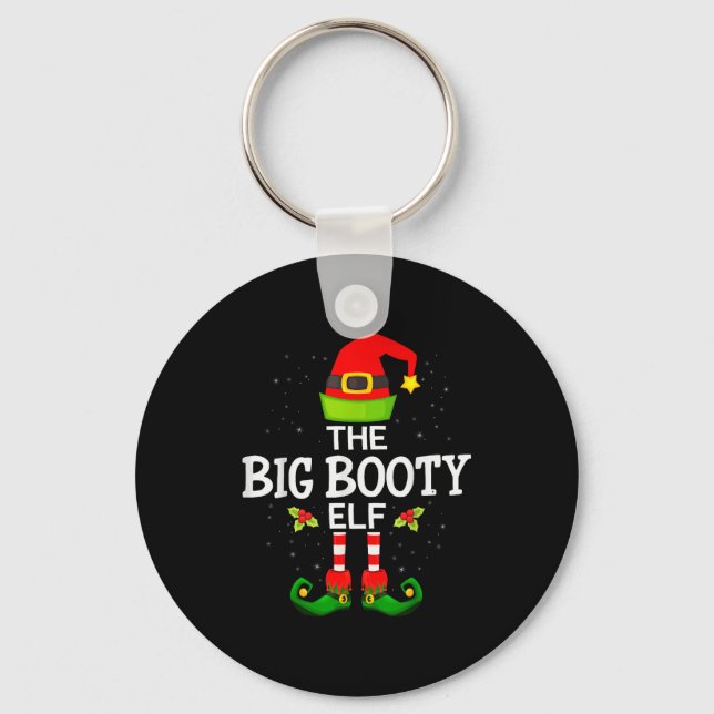 Porte-clés The Big Booty Elf Christmas Family Matching Pajama (Recto)