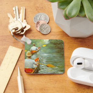 Porte-clés The Canoes, Perissoires by Gustave Caillebotte