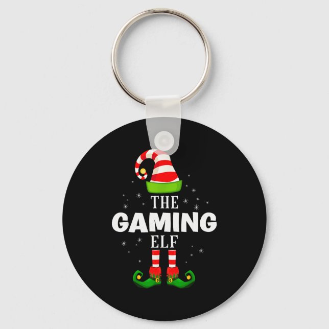 Porte-clés The Gaming Elf Christmas Pjs Matching Pajama  (Recto)