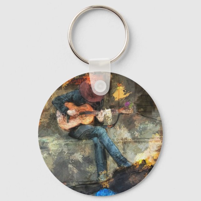 Porte-clés The Guitar Man (Recto)