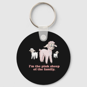 PORTE-CLÉS THE PINK SHEEP