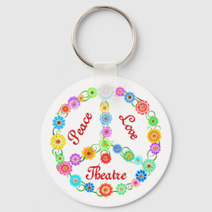 Porte-clés Théâtre Peace Love