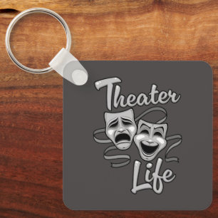 Porte-clés Théâtre Vie Comédie et masques de tragédie