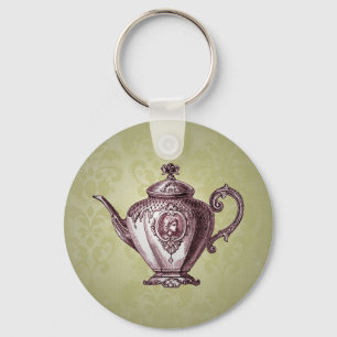Porte-clés Théière victorienne vintage