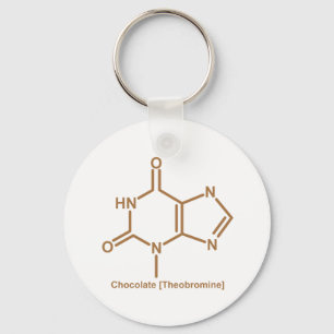 Porte-clés Théobromine au chocolat