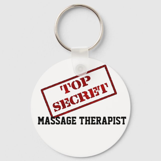 PORTE-CLÉS THÉRAPEUTE MASSAGE SECRET (Recto)