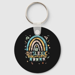 Porte-clés Thérapeute Vintage Arc-en-ciel Sensibilisation à l