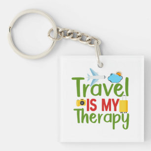 Porte-clés Thérapie de voyage et inspiration, Aventure à vie