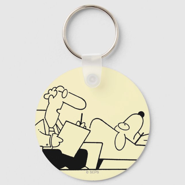 Porte-clés Thérapie du chien (Recto)