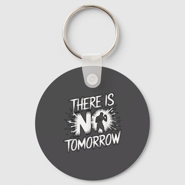 Porte-clés There Is No Tomorrow Motivational Boxing Insration (Recto)