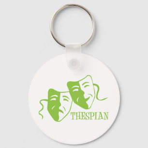 Porte-clés thespian lime green