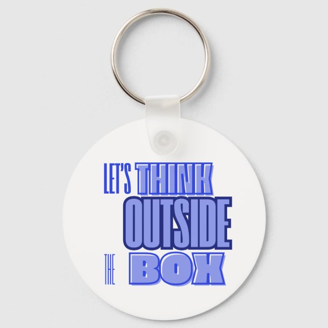 Porte-clés Think Outside the Box (Recto)