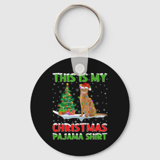 Porte-clés This Is My Christmas Pajama Shirt Christmas