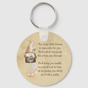 Porte-clés This lucky little Gnome Good luck & Health