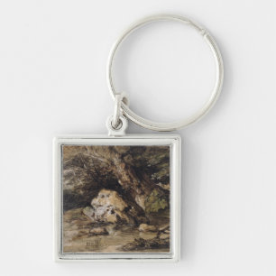 Porte-clés Thomas Gainsborough un paysage accidenté avec