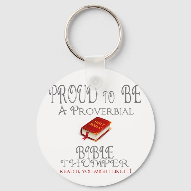 Porte-clés Thumper biblique proverbiale (Recto)