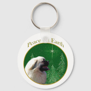 Porte-clés Tibetan Spaniel Paix