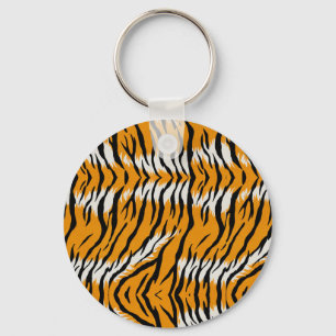 Porte-clés Tiger Skin Poster de animal Design Motif