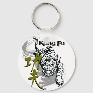 Porte-clés Tigre de Kung Fu pour le maître d'art martial par